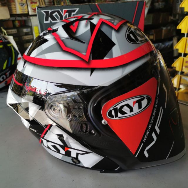 KYT NFJ HELMET ESPARGARO REPLICA 2018 M/L/XL ORIGINAL Shopee Malaysia