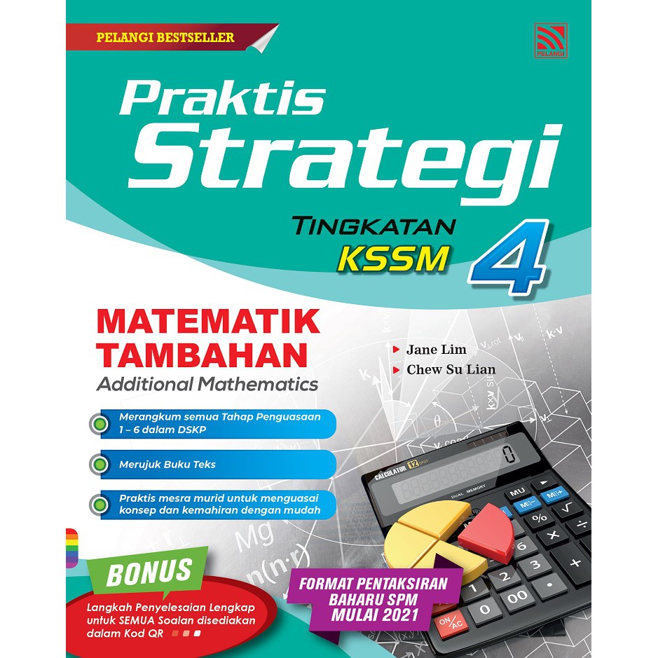 Aeiou Buku Latihan Tingkatan 4 Praktis Strategi Matematik Tambahan Kssm Dwibahasa Pelangi Academic Shopee Malaysia