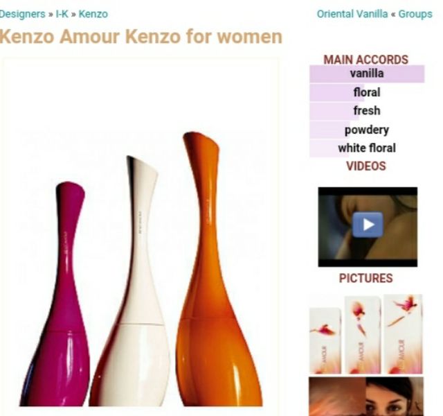 kenzo amour original