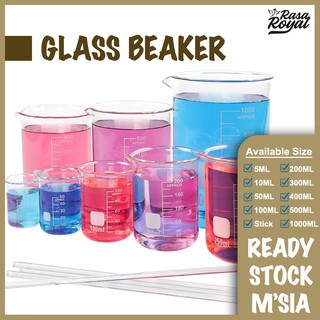 Glass Beaker (10ml - 1000ml) Low Form Bikar Griffin Borosilicate Laboratory 耐热高硼硅玻璃材质 烧杯