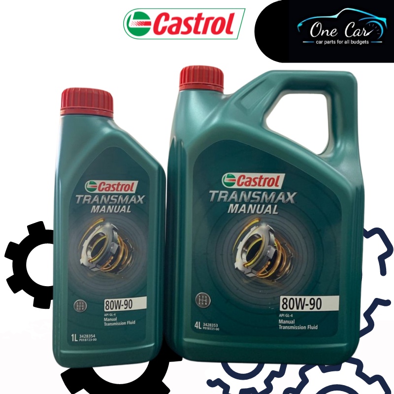 Castrol Transmax Manual 80W90 Manual Gear Oil Fluid 4L /1L Shopee