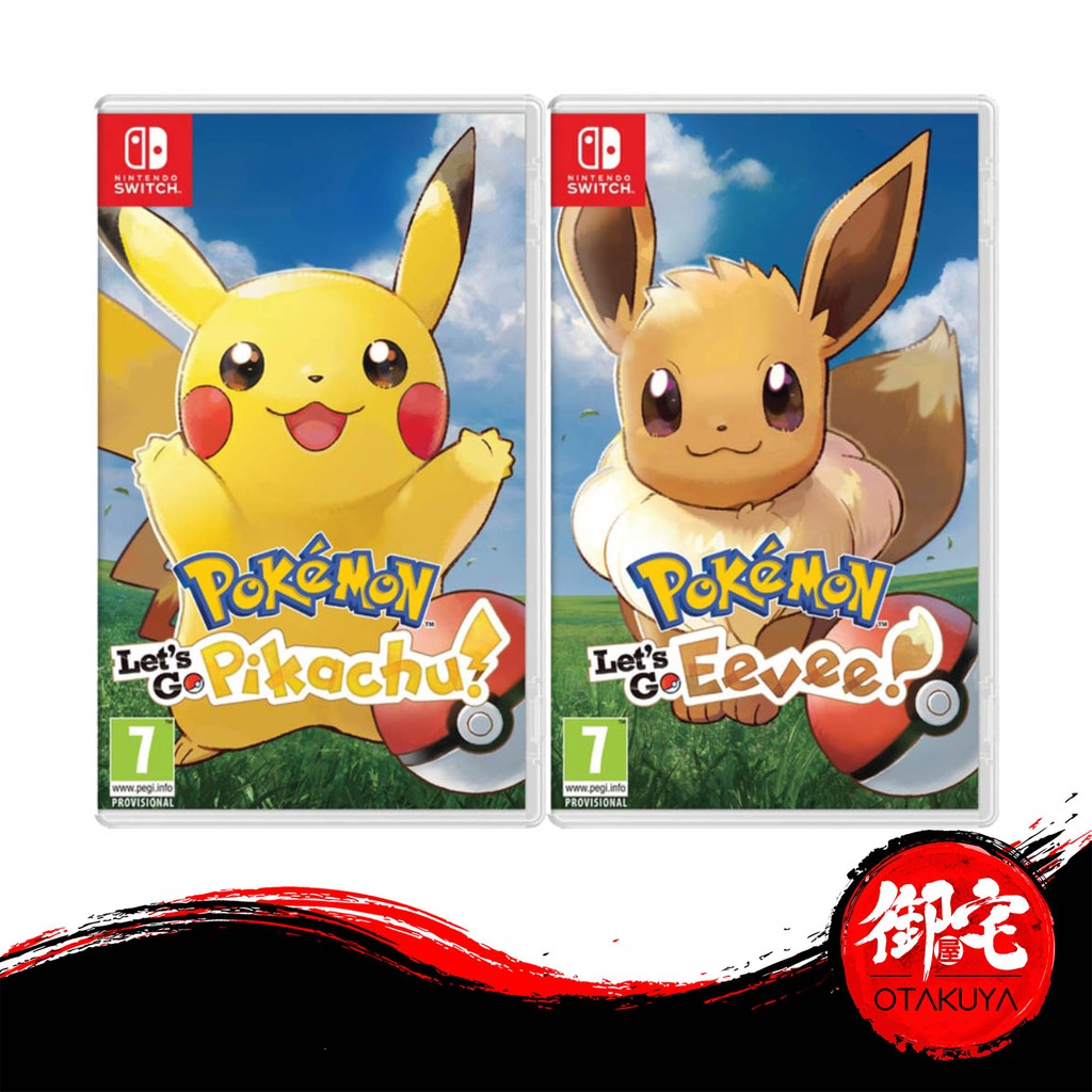 Promo Nintendo Switch Pokemon Let S Go Pikachu Eevee English Chinese Ver Shopee Malaysia