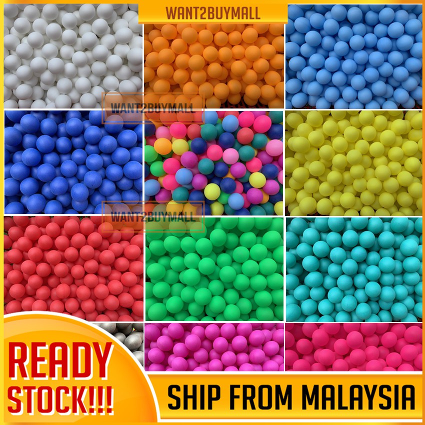 40mm Assorted Color Mixes Table Tennis Training Claw Machine Game Use Ping Pong Ball Bola Training Ready Stock 乒乓球