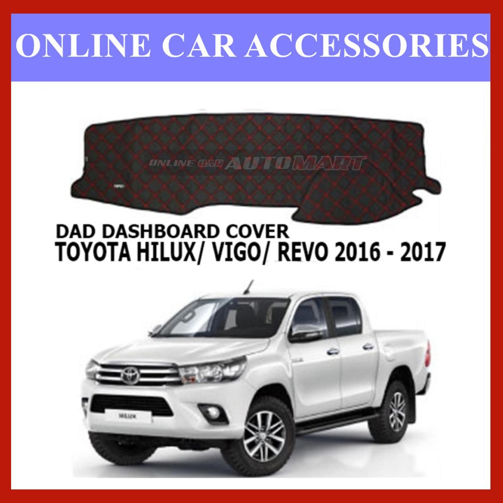 DAD Non Slip Dashboard Cover - Toyota Hilux Revo Yr 2015