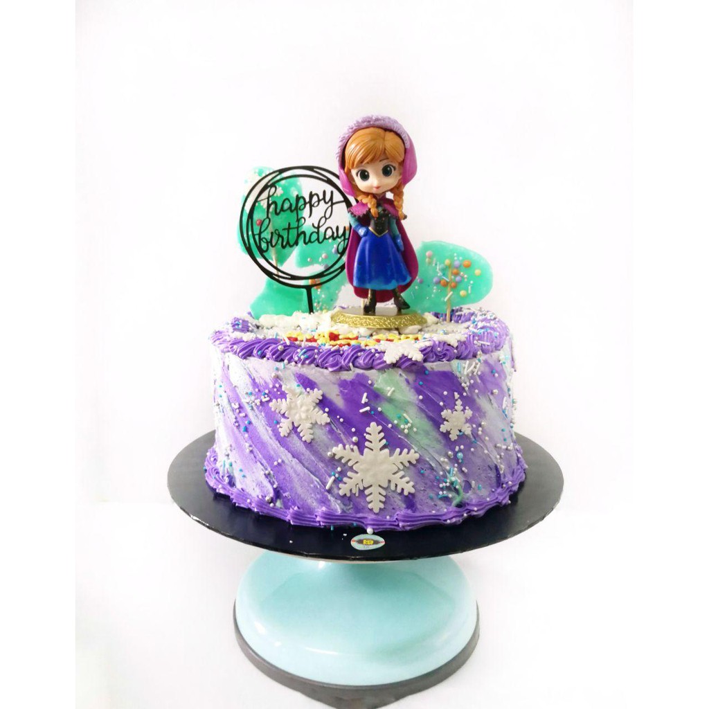 PC FROZEN ELSA ANNA Figurines Cake Topper Frozen Cake Decoration Toys Shopee Malaysia