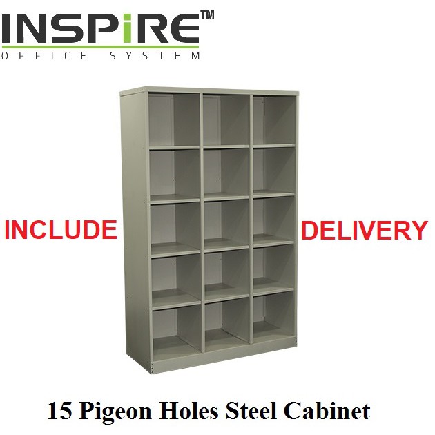 15 Pigeon Holes Steel Office Cabinet Shopee Malaysia