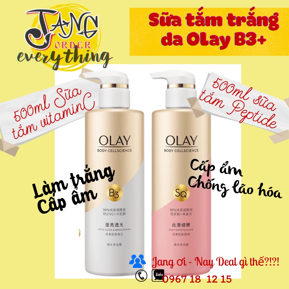 Olay B3 + Super Moisturizing Skin Whitening Shower Gel Vitamin C