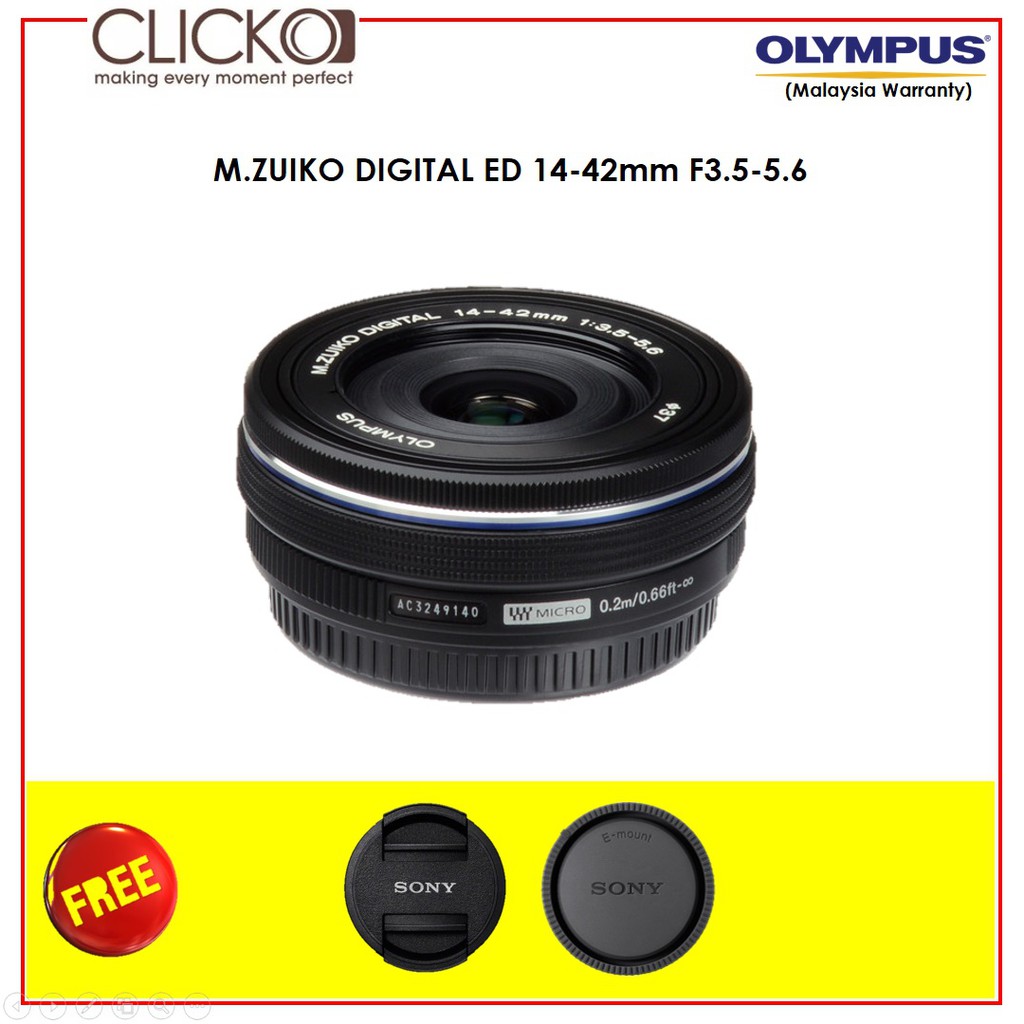 Olympus M.Zuiko Digital ED 14-42mm F3.5-5.6 EZ Lens BLACK