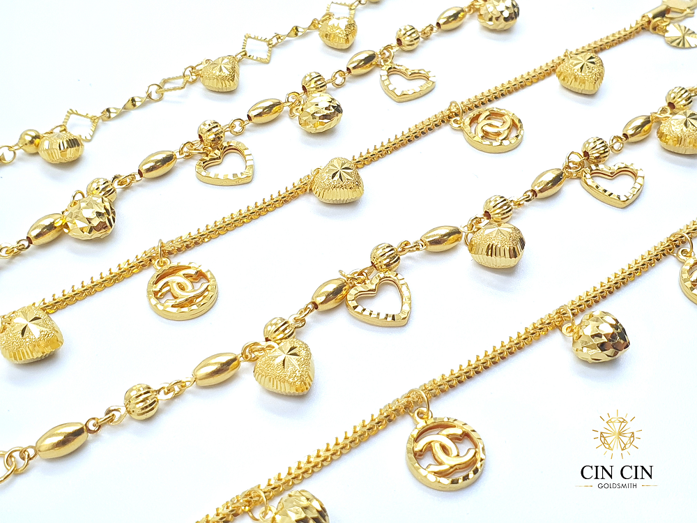 Buy 916 Gold Bracelet 11 Cab Seetracker Malaysia