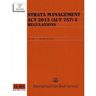 Akta Hakmilik Strata 1985 Akta 318 Kaedah Kaedah Perintah Perintah Hingga 5hb Februari 2019 Shopee Malaysia