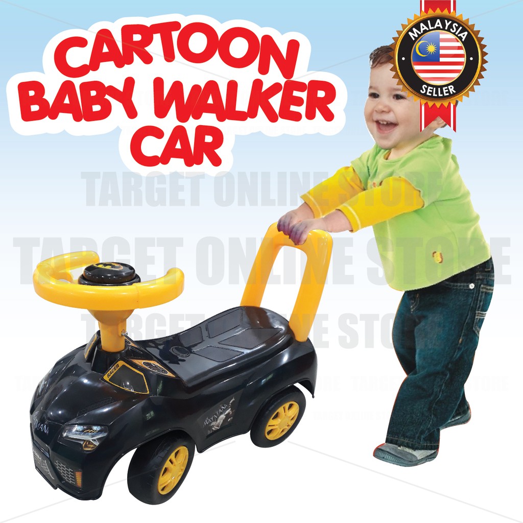 Baby Walker Push Car Ride On Toddler Children Kid Press Horn Walk Ride/Kereta Mainan Kanak Kanak