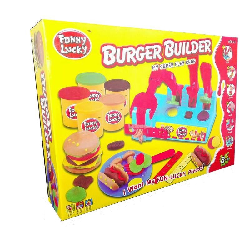play doh burger builder
