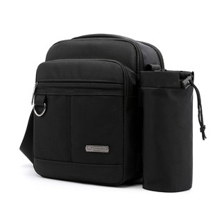 travel messenger bag with water bottle holder