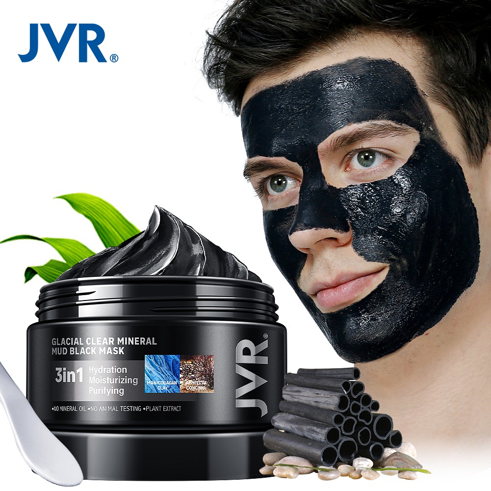 Mud face Mask. Facial Mud Mask. Moisturizing clean Mud Mask.