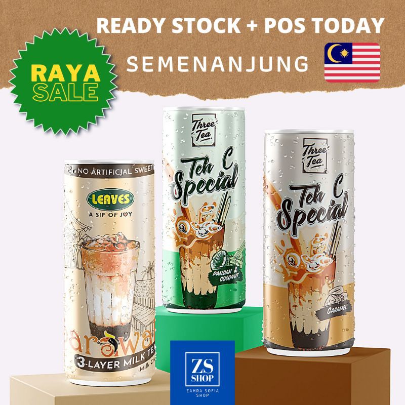 Buy Sarawak Teh C Special 3 Layer Milk Tea 三色奶茶 240ml Three Tea Seetracker Malaysia