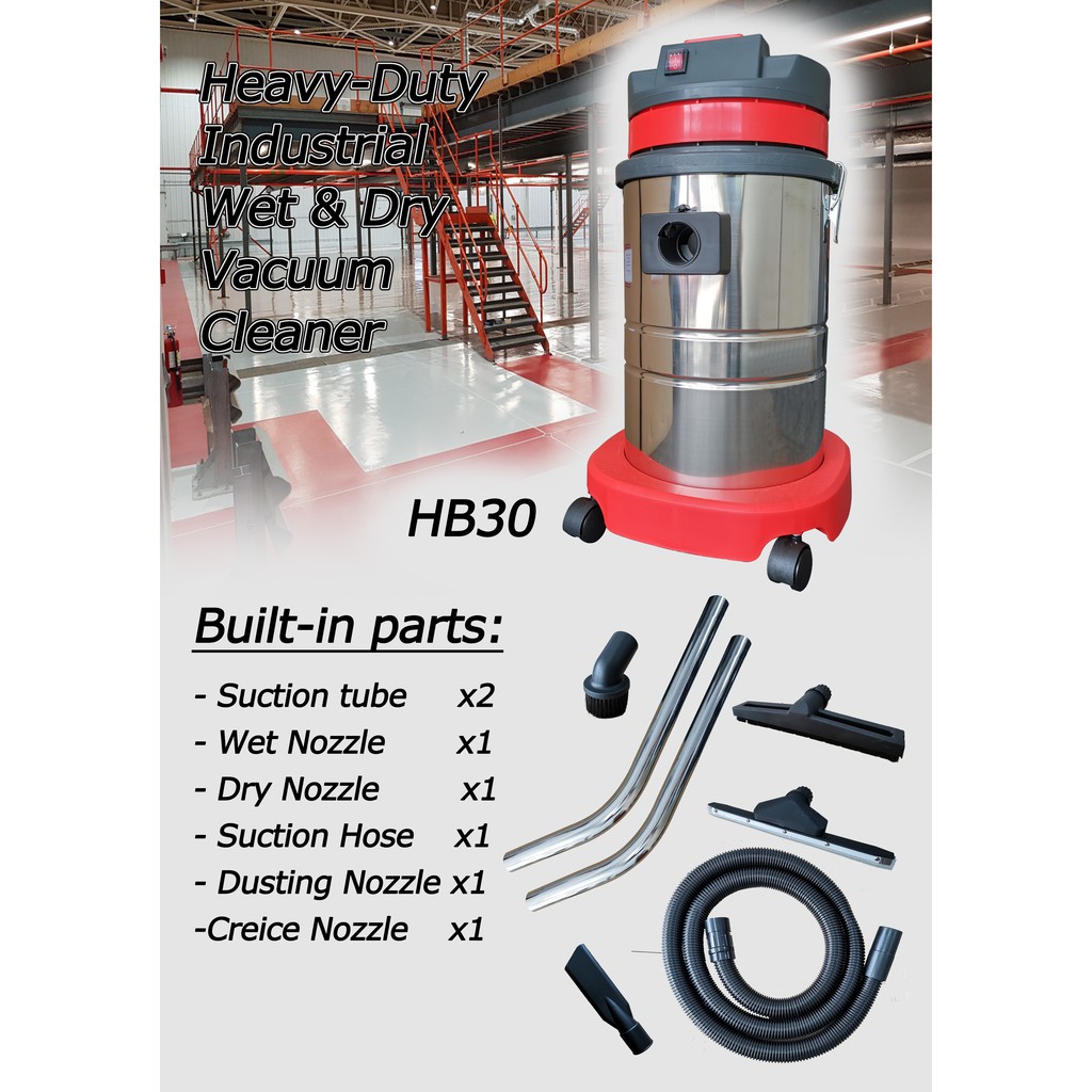 Industrial Vacuum/ Heavy Duty Vacuum Cleaner/ Wet&Dry Vacuum/30L Vacuum