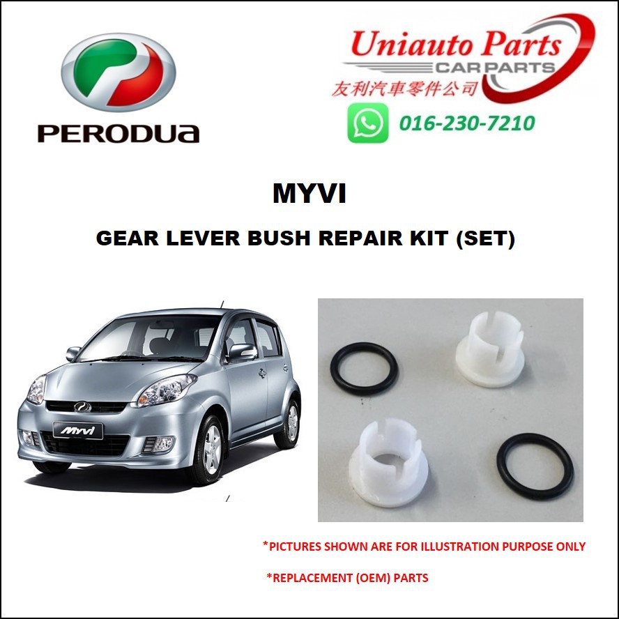 PERODUA MYVI GEAR LEVER BUSH REPAIR KIT (SET) Shopee Malaysia