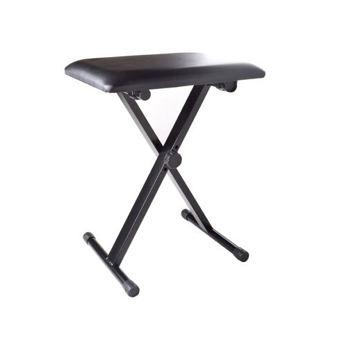 Adjustable Piano Keyboard Bench Stool Chair Black XStyle Padded Seat