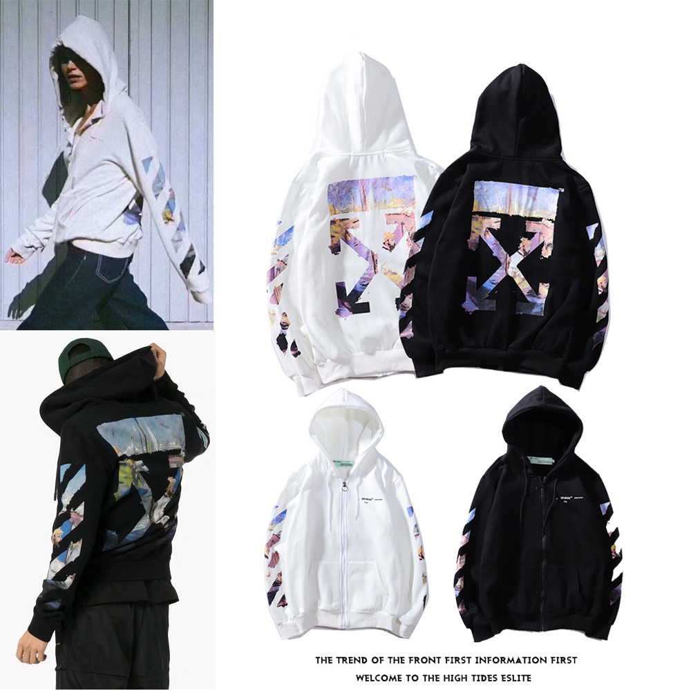 off white hoodie graffiti