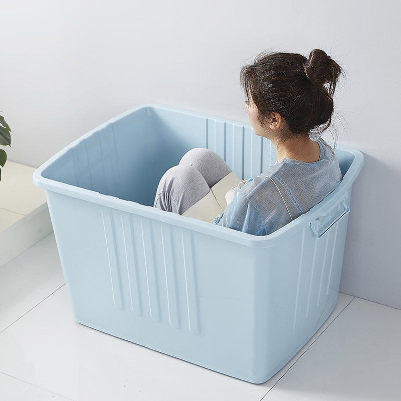 Extra large storage box plastic quilt clothes finishing box toy storage