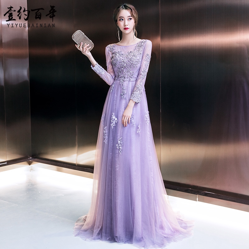 purple party wear