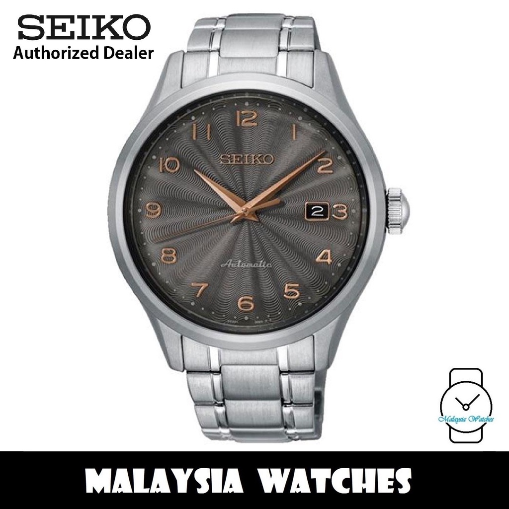 Seiko Classic SRPC19K1 Automatic Black Grey Dial Hardlex Crystal Glass  Stainless Steel Men's Watch | Shopee Malaysia