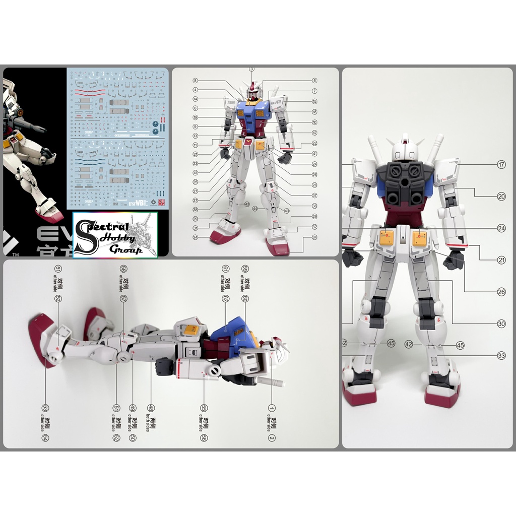 Mg Rg Hg Rx 78 Model Water Decal G3 pe Origin Base Fa 78 1 Rx78 All Kinds Of Water Sticker Shopee Malaysia