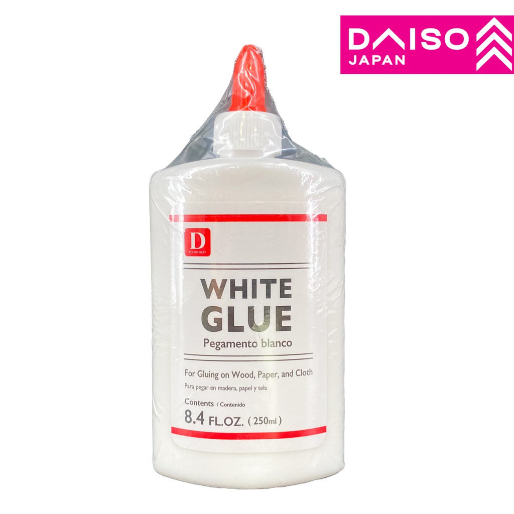 DAISO White Glue Set For Gluing On Wood/Paper And Cloth ( Big