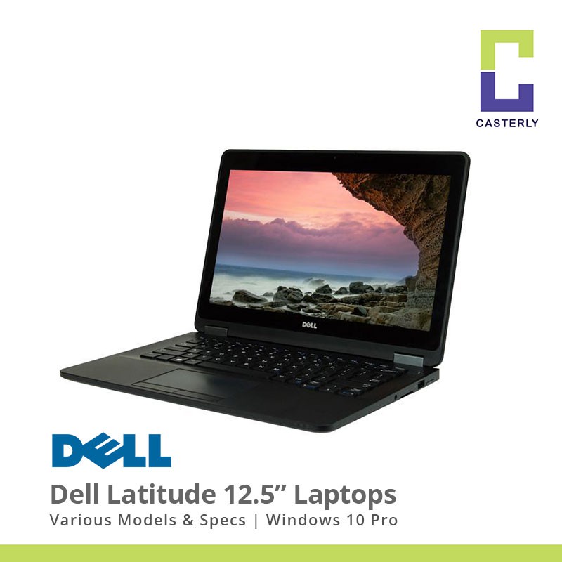 (R) Dell 12.5 inch E7240 E7250 E7270 E7280 E7285 Laptops Intel core/Built in Webcam & WiFi/W10 Pro/Notebook