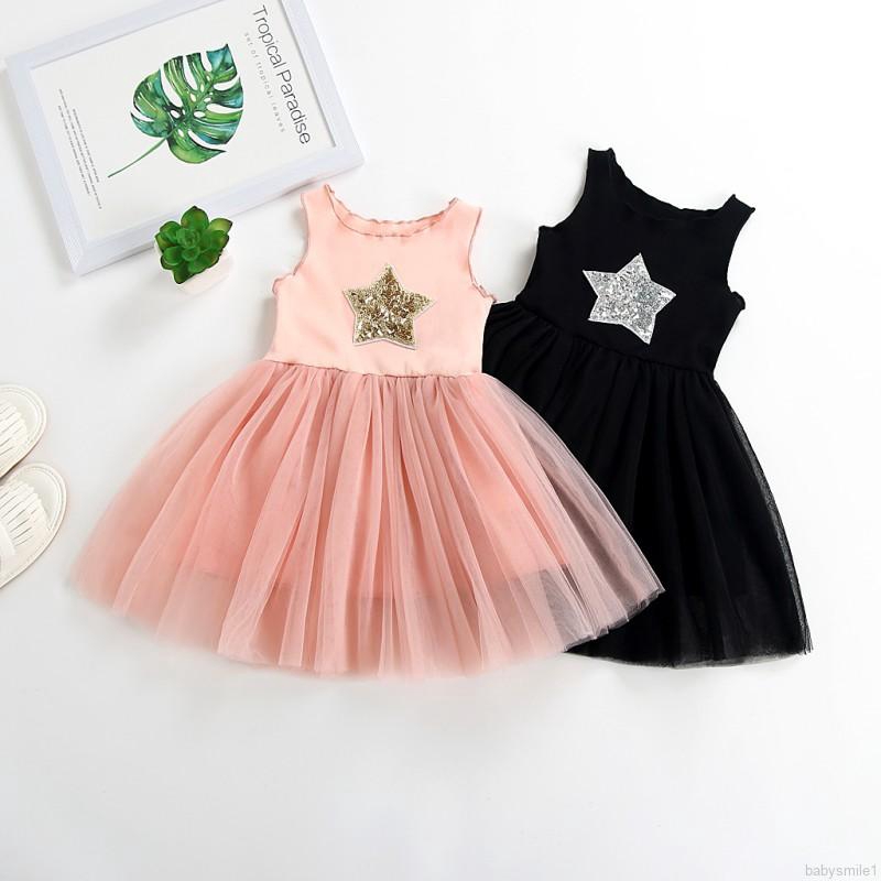 Kids Girls Dress,Girls Clothes,Summer Toddler Baby Girls Sleeveless Rainbow Print Dress Vest Dresses Clothes Party Dresses for 1-5 Years Old Girls Sundress