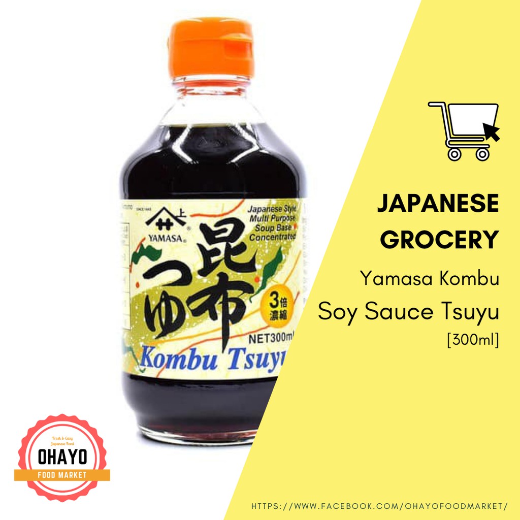 [Ready Stock] Yamasa Kombu Tsuyu [Soba/Udon Dipping Sauce] 300ml