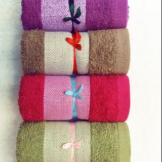 Face Towel 100% cotton Size +-12x20 inch DOORGIFT MURAH TUALA KECIL HARGA BORONG random color