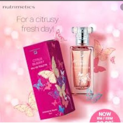 Tupperware Nutrimetics Citrus Bilberry EDT