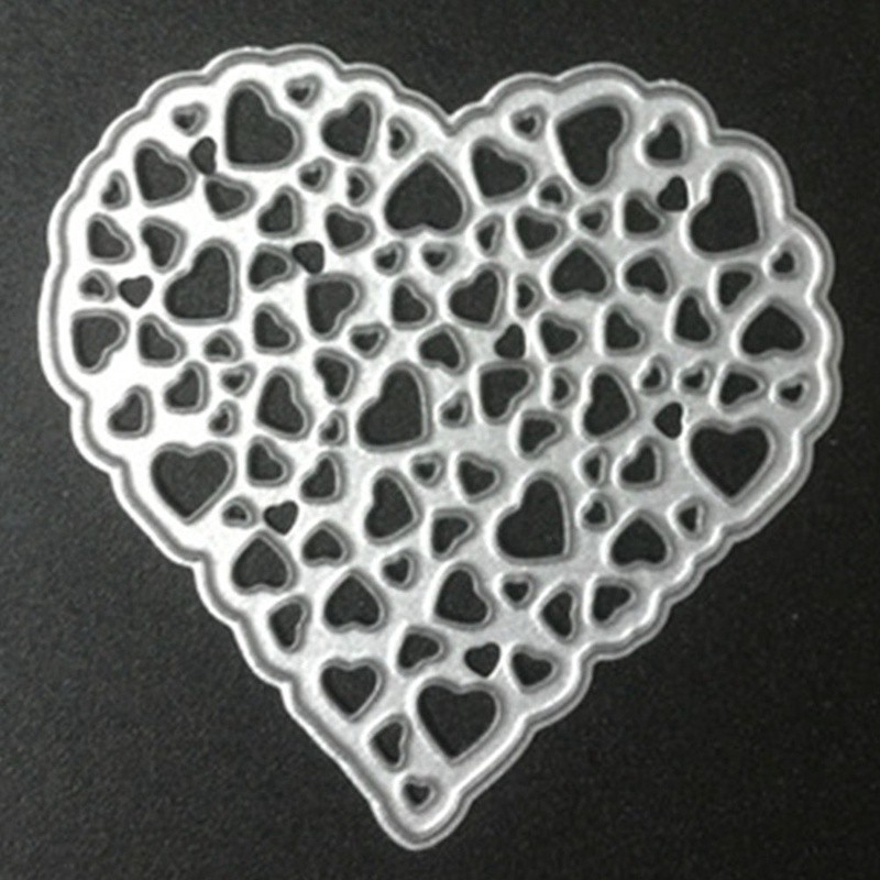 Blesiya Heart Metal Cutting Dies Stencils for DIY Scrapbooking Card Making