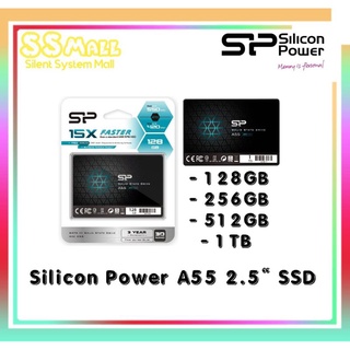 Silicon Power A55 SSD 3D TLC NAND SATA III 2.5” Internal SSD (128GB/256GB/512GB/1TB)