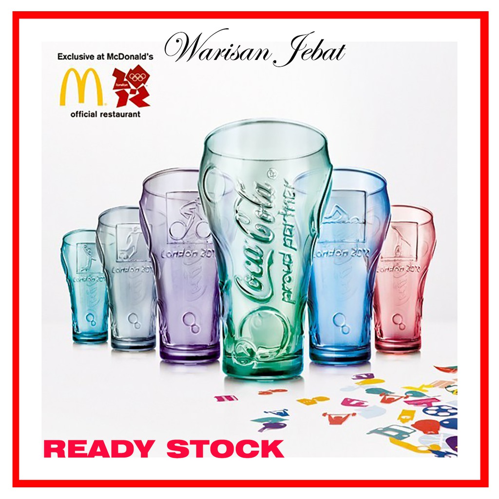 Advertising NEW COCA COLA MCDONALDS COLLECTIBLE COKE GLASS GLASSES SET