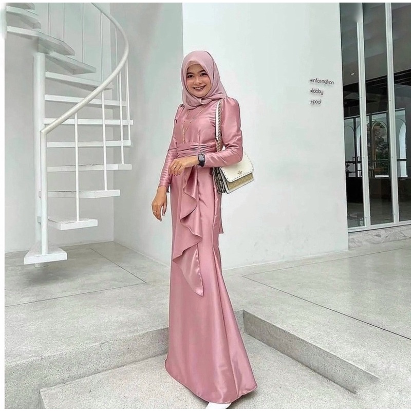 Malaysian Bridesmaid Dress (Satin Dress) Shopee Malaysia