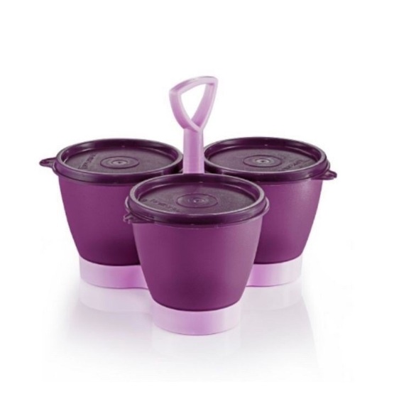 Tupperware Blossom Condimate Set OR Condimate with One Touch Seal