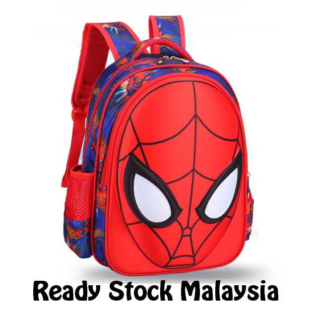 Boys Girls Kid Nursery Toddler Super hero Spiderman Backpacks Schoolbag Mini Bag 