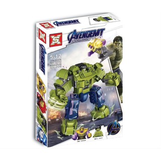 lego set with hulk