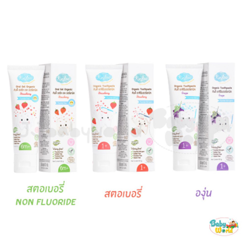 Kindee Kiddee Organic Toothpaste (Swallow) Shopee Malaysia