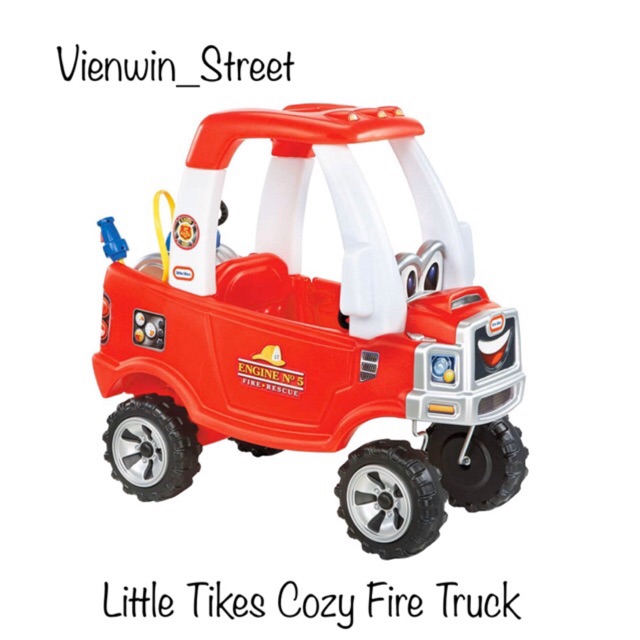 little tikes cozy fire truck