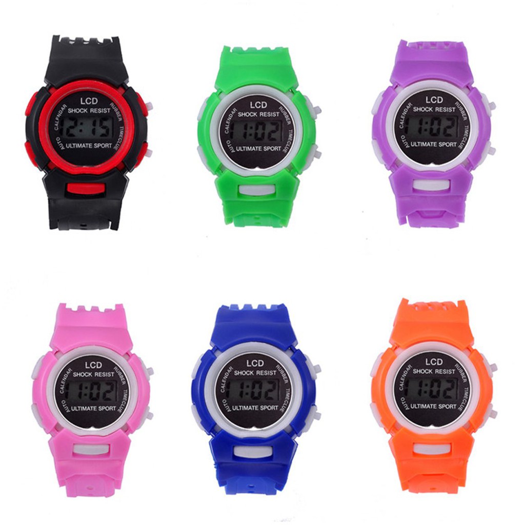 cute waterproof digital watches