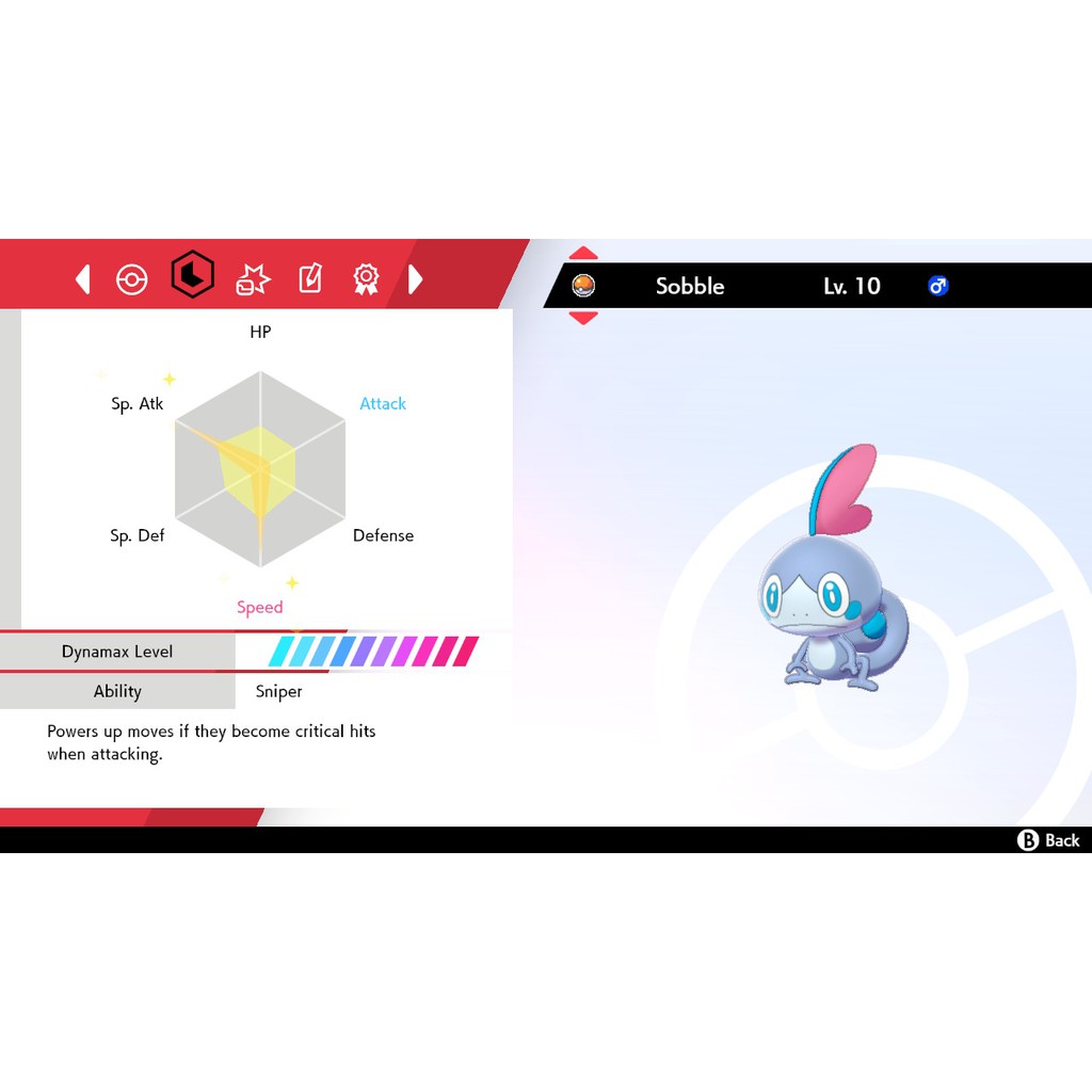 Pokemon Sword Shield Shiny Starter Sobble With Perfect Nature Ivs Evs Ability