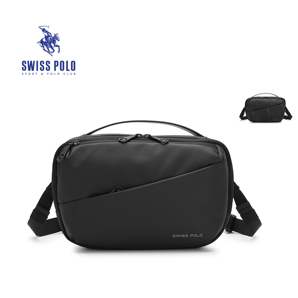 SWISS POLO Men Sling Bag / Crossbody Bag SXY 5002 Black Or Army Green