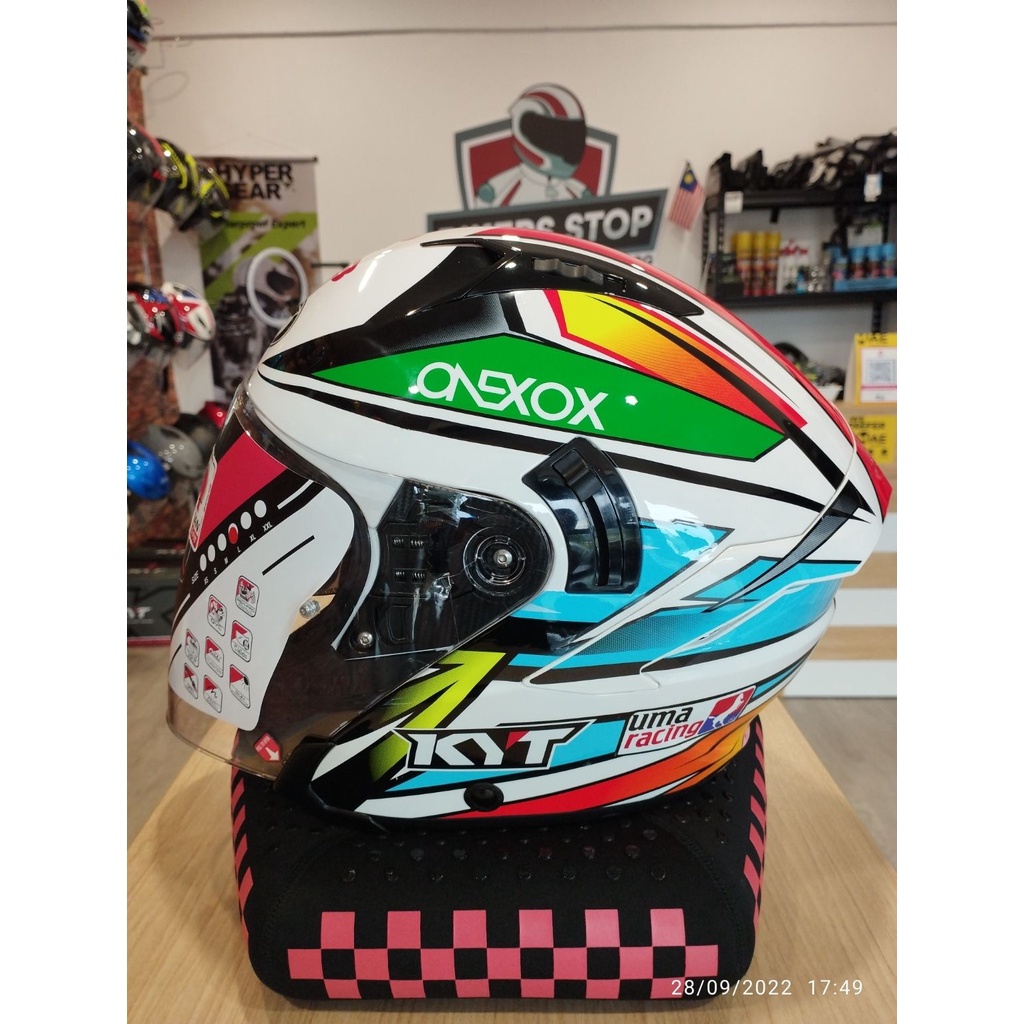KYT Helmet NFJ Kasma Daniel Double Visors Shopee Malaysia