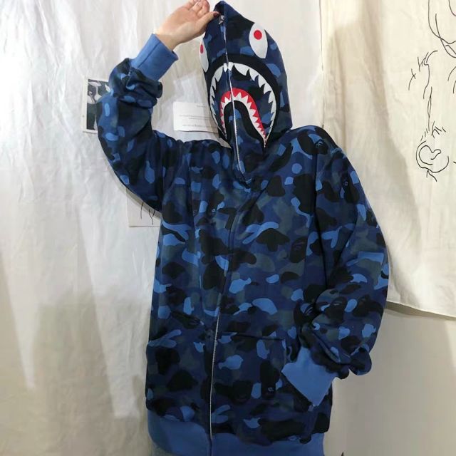 zip hoodie bape