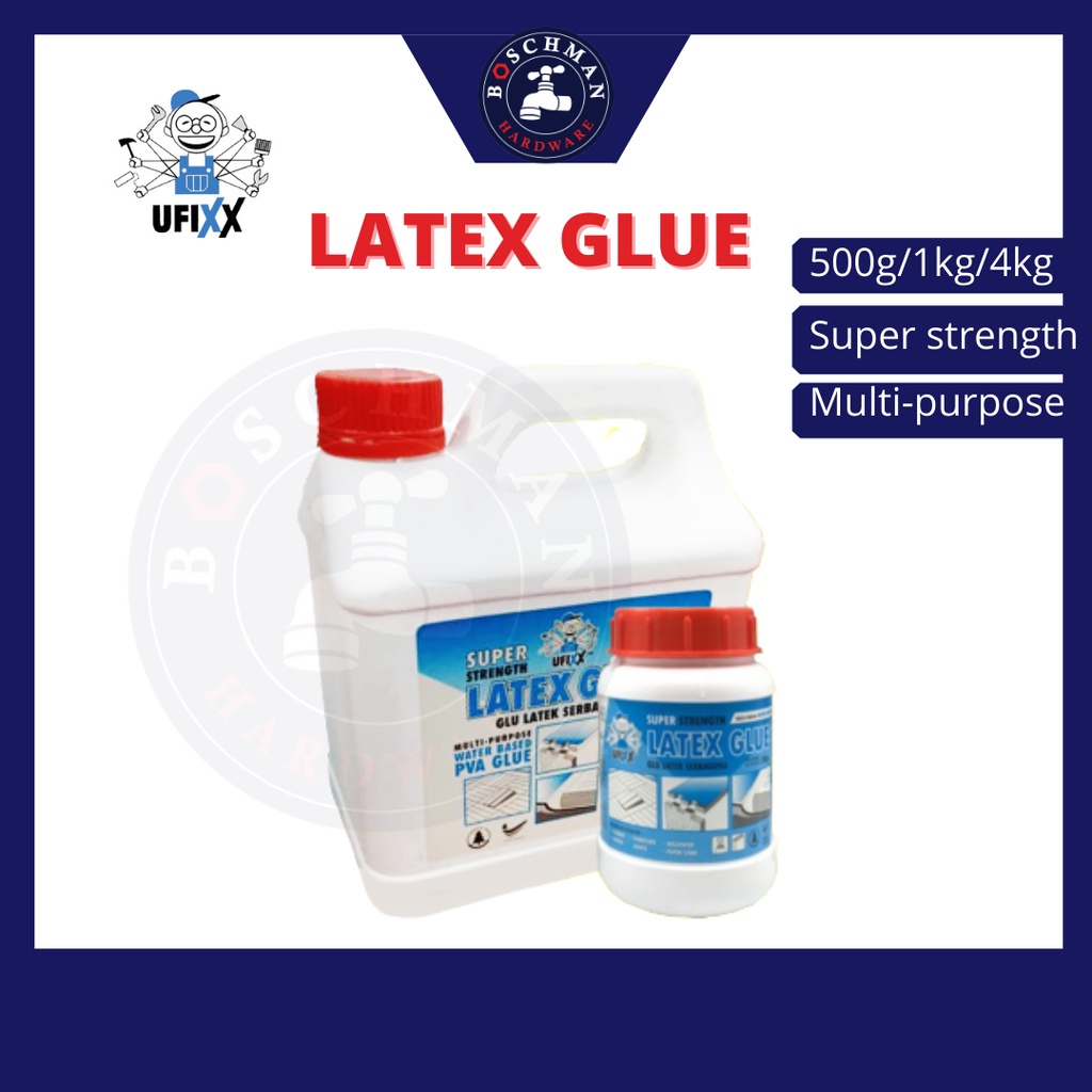 UFIXX Latex Glue Wood Floor Wallpaper Glue White Latex Glue Craft Multi