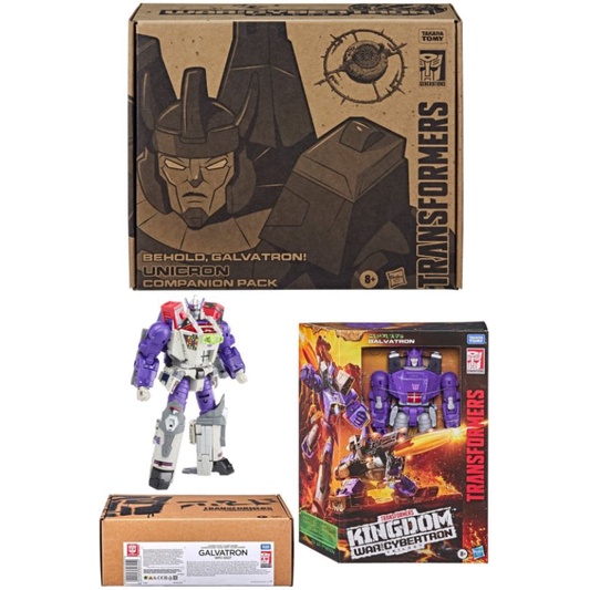 Transformers Kingdom WFCK28 Leader Galvatron Unicron Companion Pack