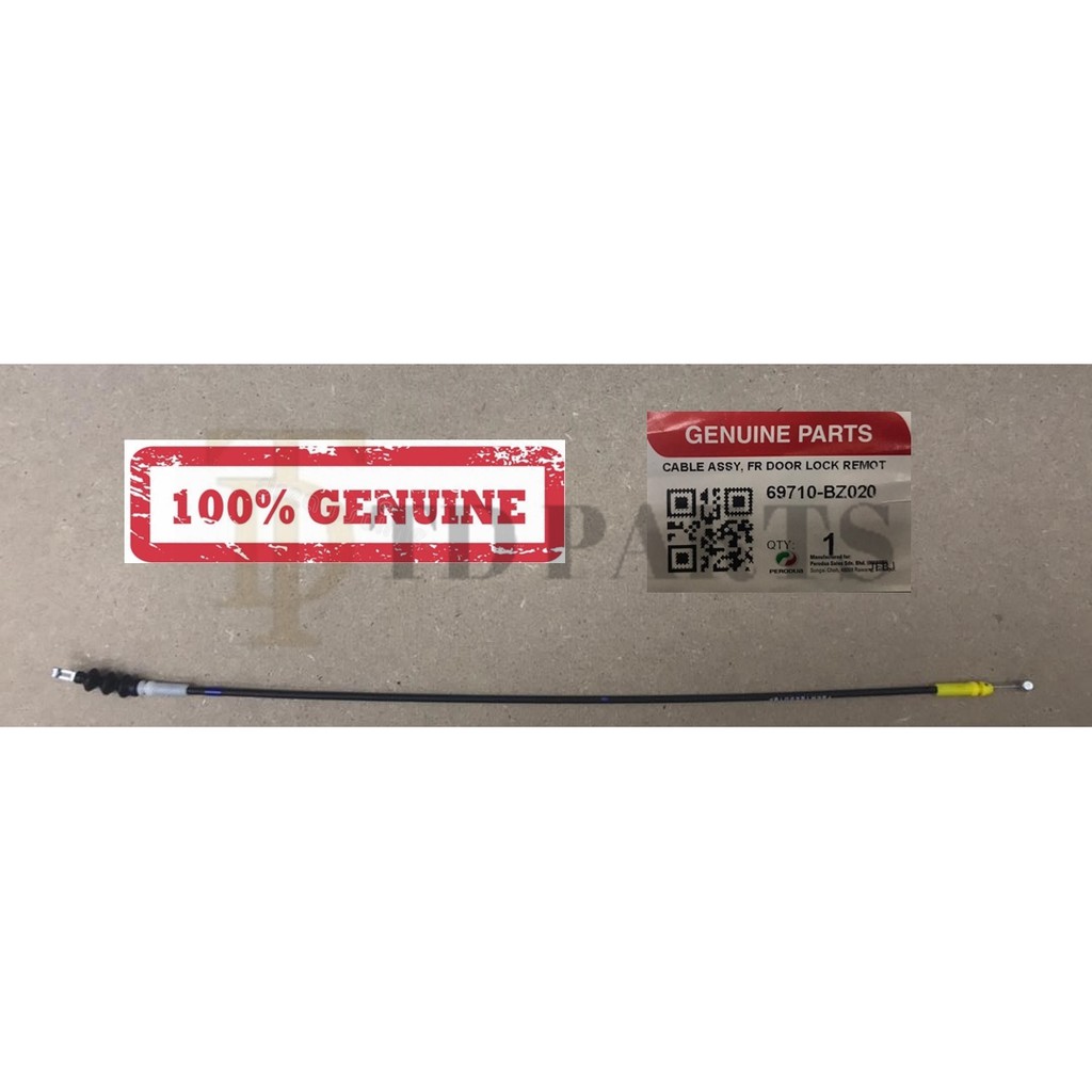 100 GENUINE PERODUA VIVA DOOR LOCK CABLE LOCKING CABLE LOCK OPERATING
